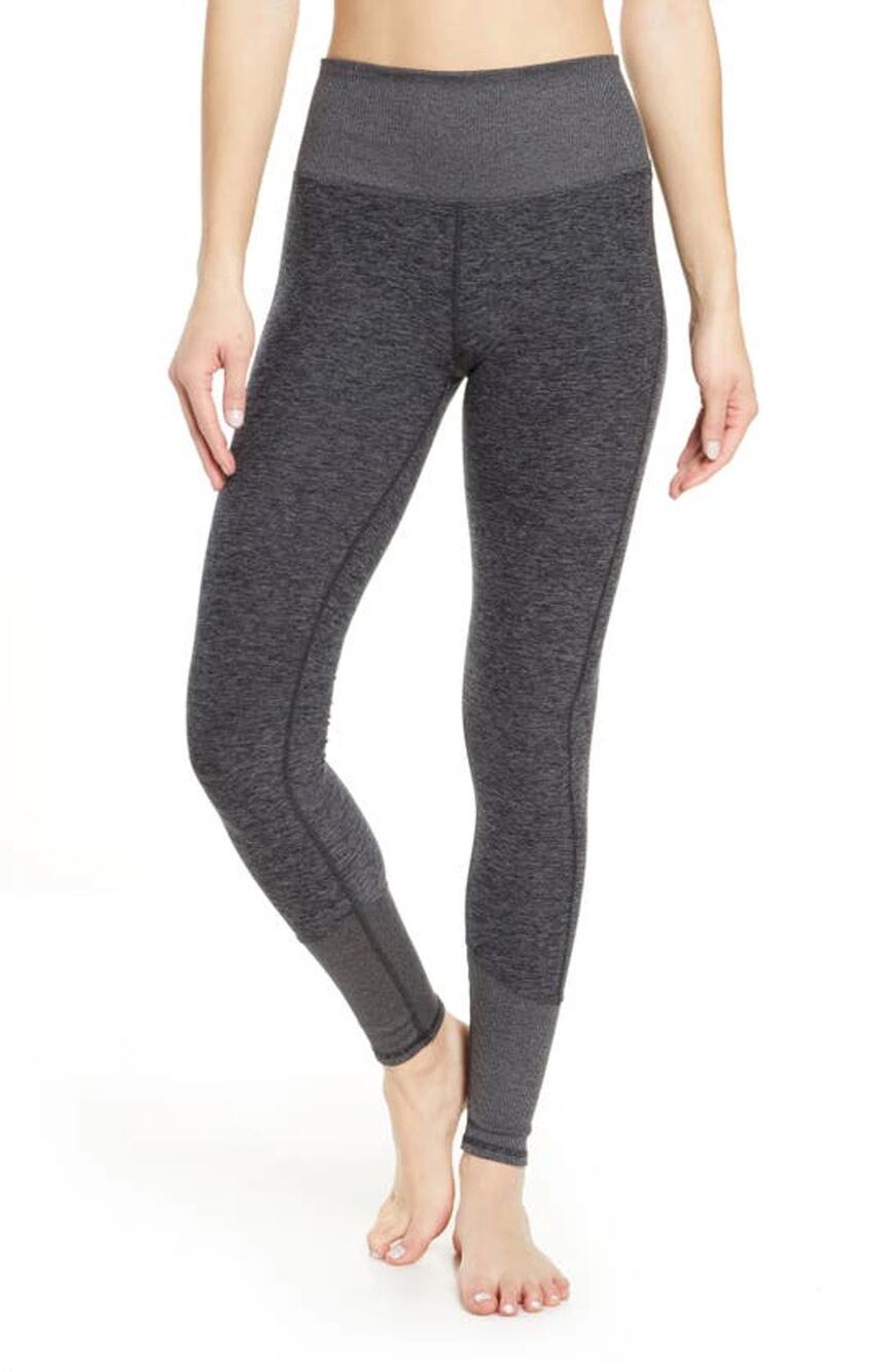 Alo Yoga High-waist Alosoft Lounge Leggings Dark Heather Gray Size XS Workout